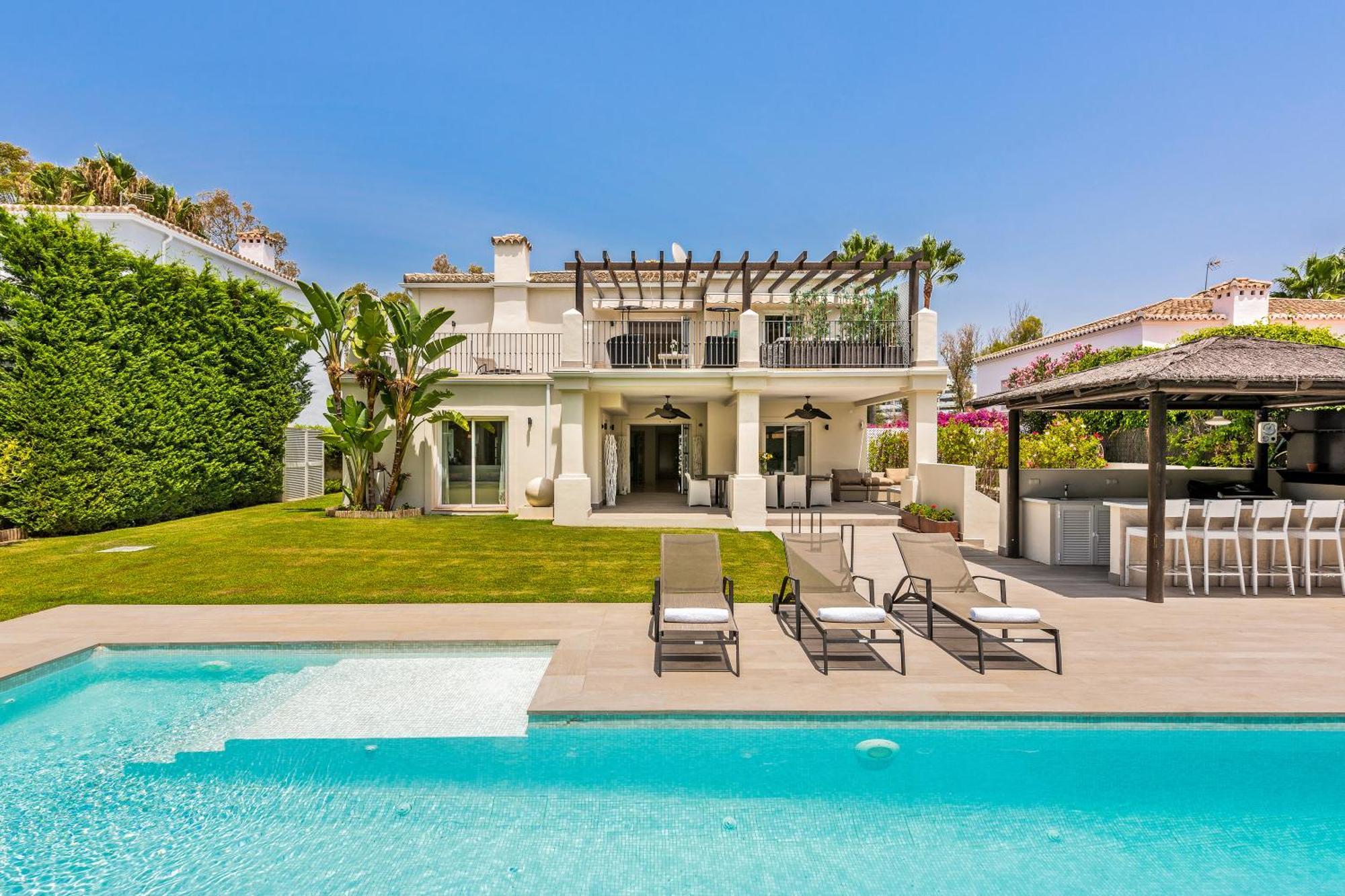 Villa New Zacaluca Pool Sauna & Gym - Happy Rentals Marbella Buitenkant foto