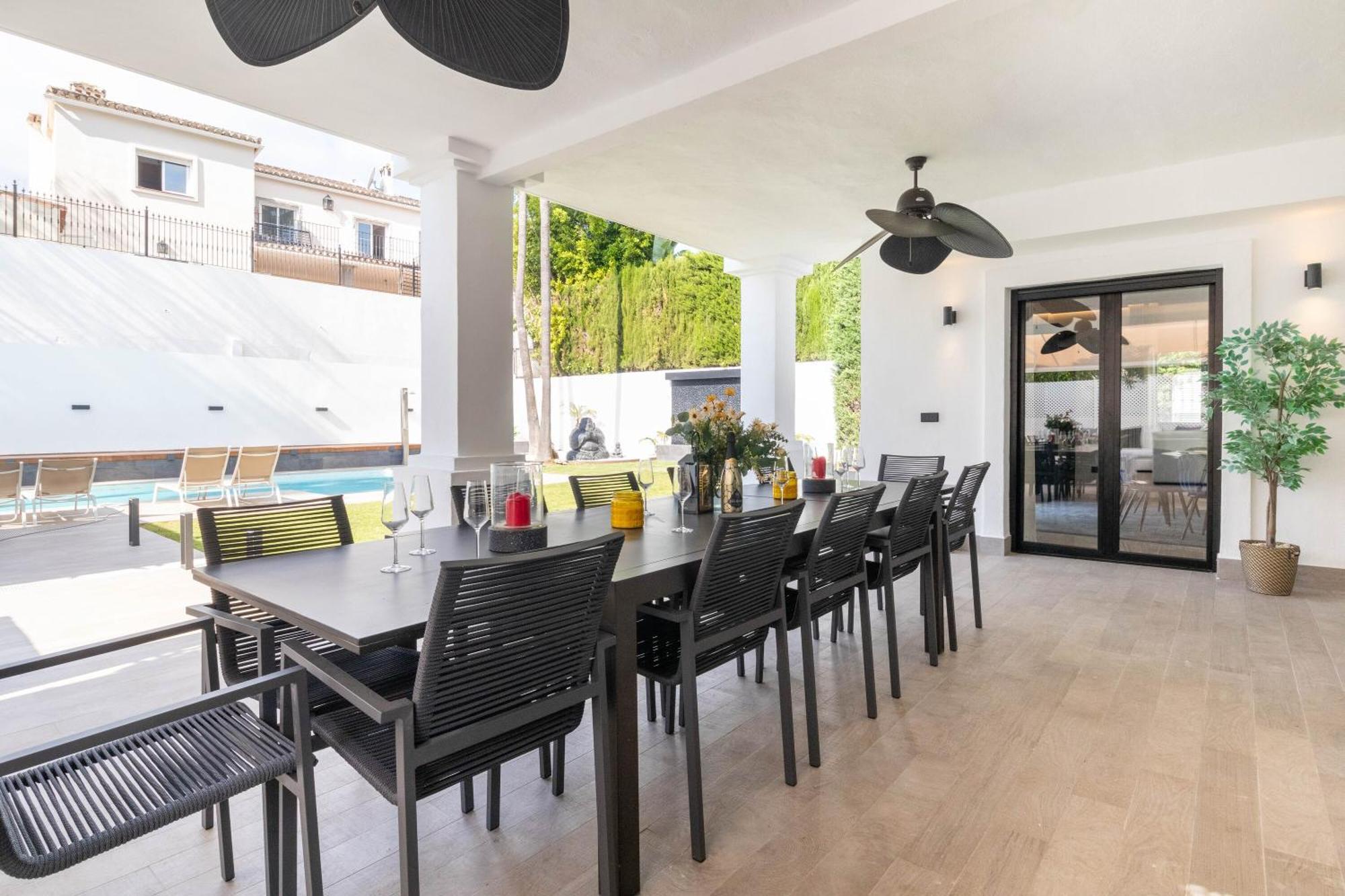 Villa New Zacaluca Pool Sauna & Gym - Happy Rentals Marbella Buitenkant foto