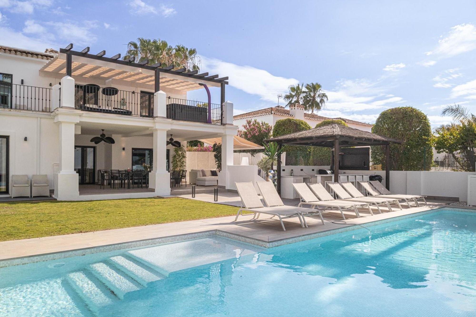 Villa New Zacaluca Pool Sauna & Gym - Happy Rentals Marbella Buitenkant foto